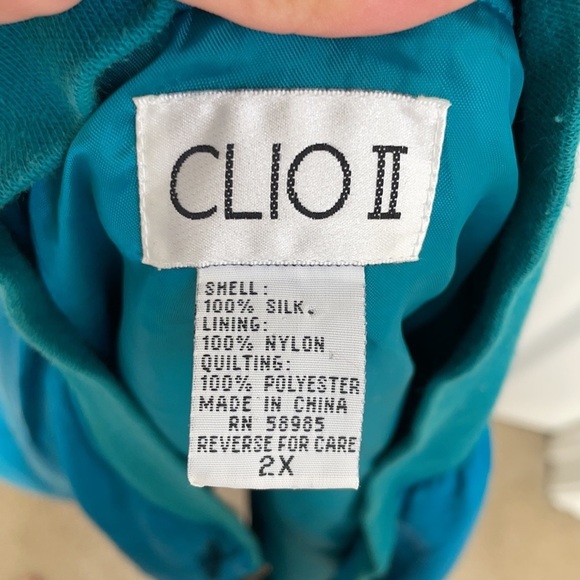 90s‎ CLIO Silk Bomber Jacket - Picture 3 of 3